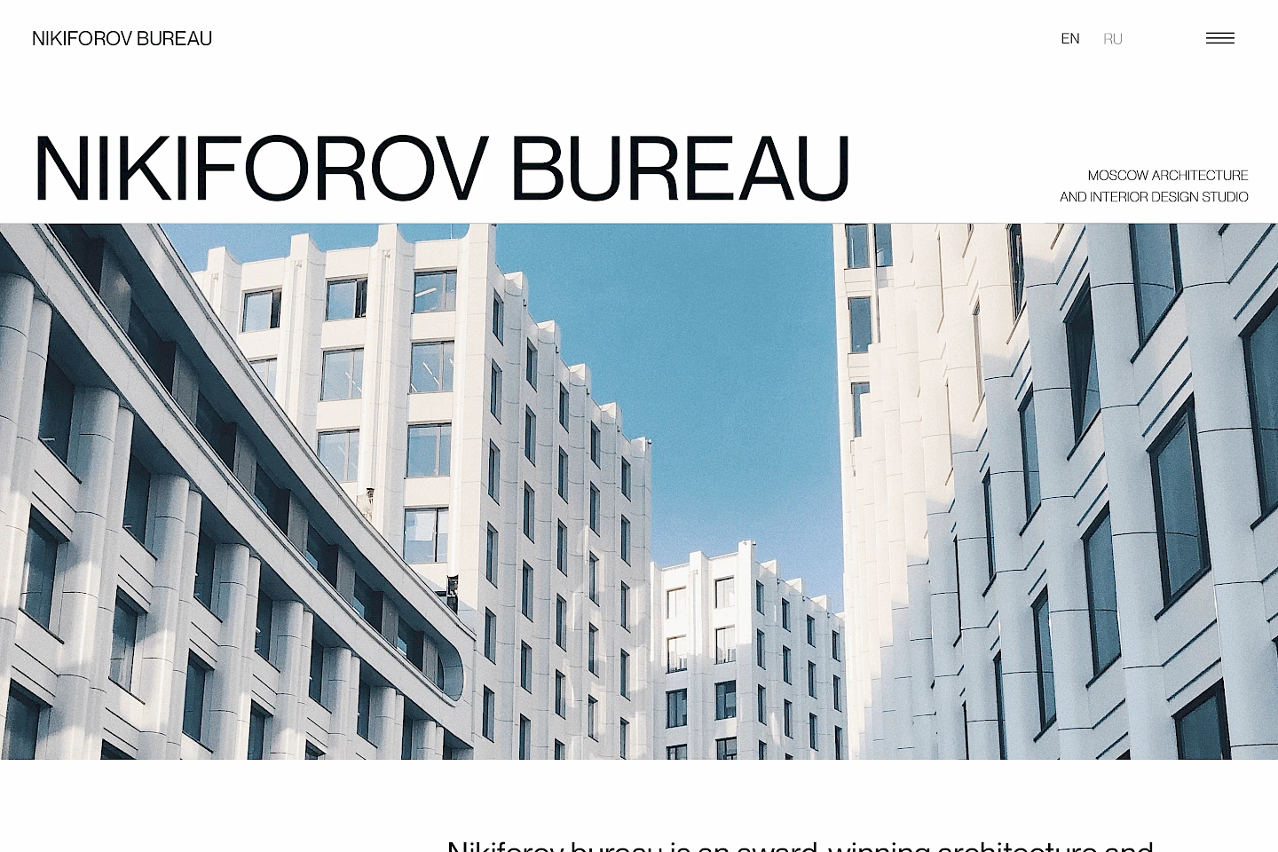 Мы разработали сайт для международного московского архитектурного бюро Nikiforov Bureau: современный, производительный и SEO-оптимизированный проект.