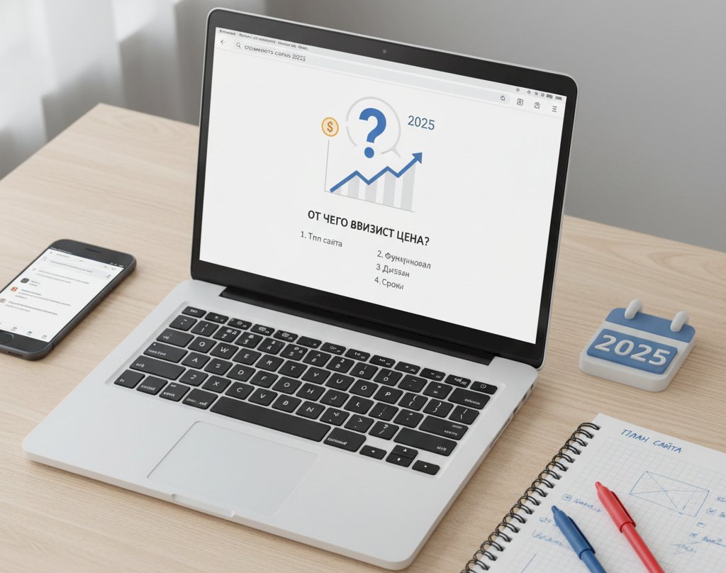 От чего зависит стоимость сайт?